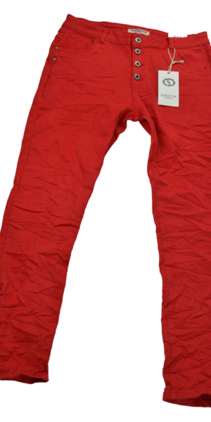 Karostar røde jeans K358A-19