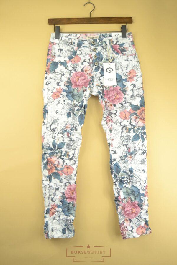 Karostar Jeans K3083 White Rose