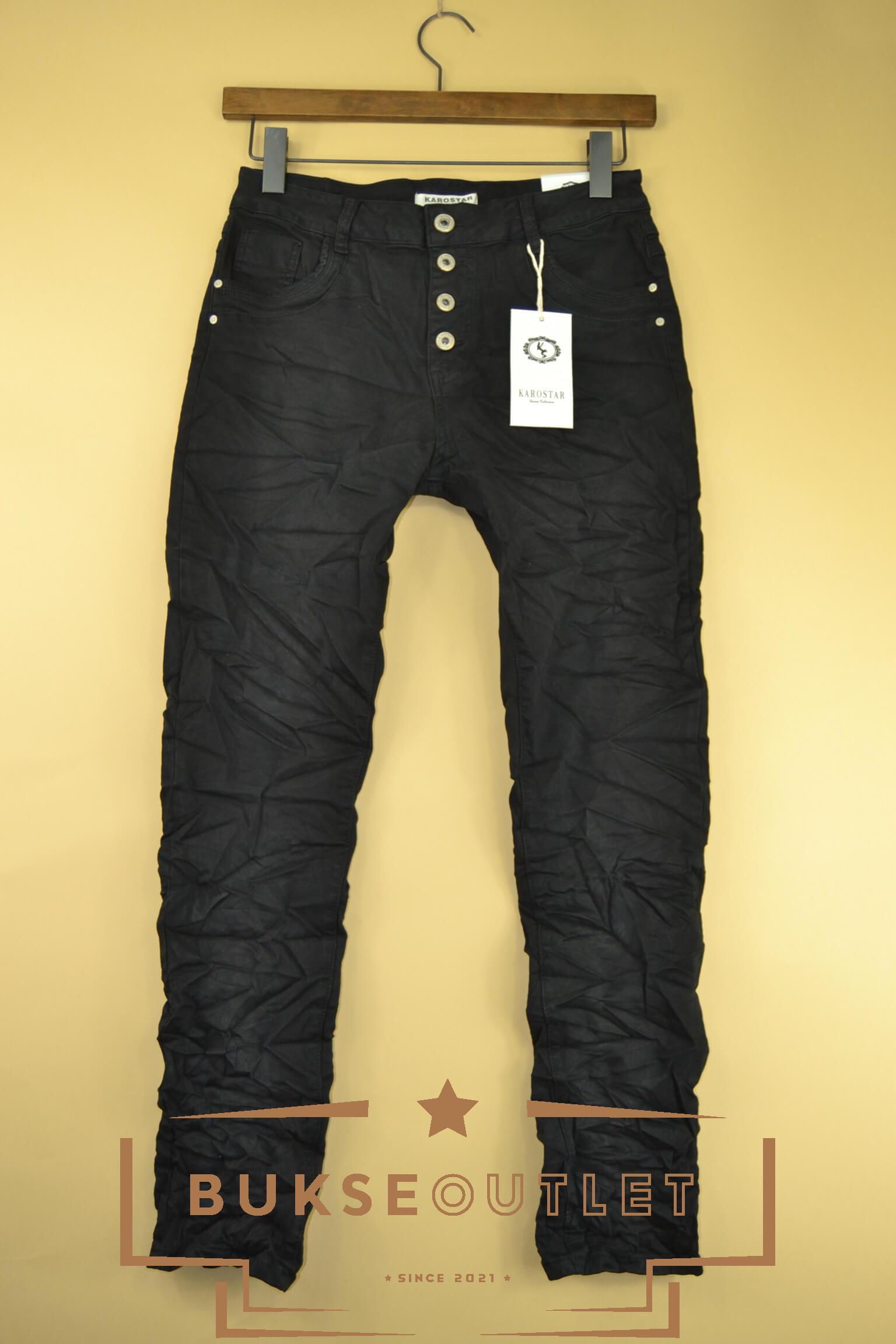 sorte jeans K358A-1 - Bukseoutlet.dk