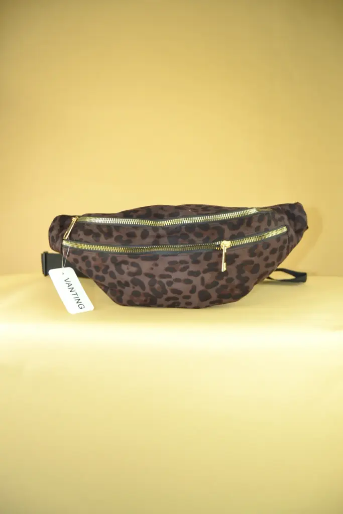 Vanting boombag mørk dyreprint