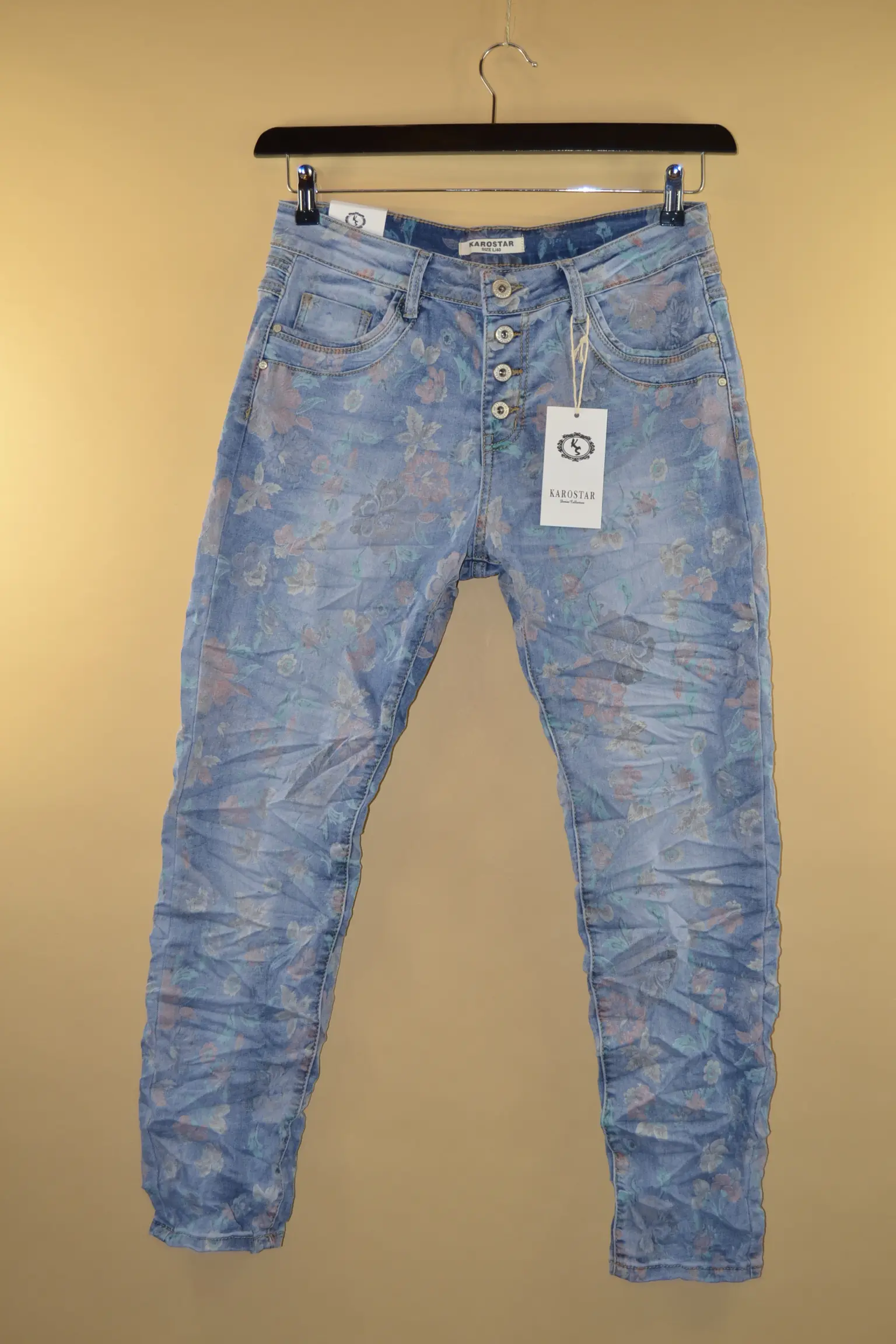 Karostar K8017 Blue Flowers