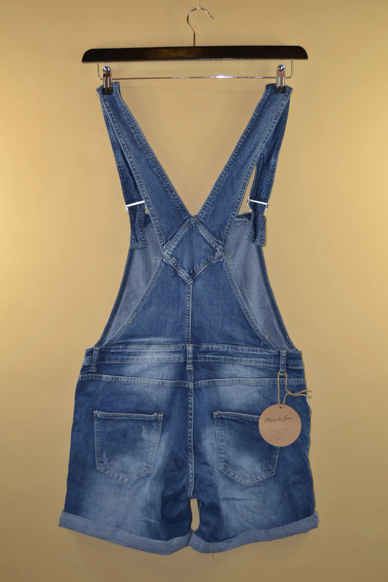 Place Du Jour 92598-L Overalls-Shorts