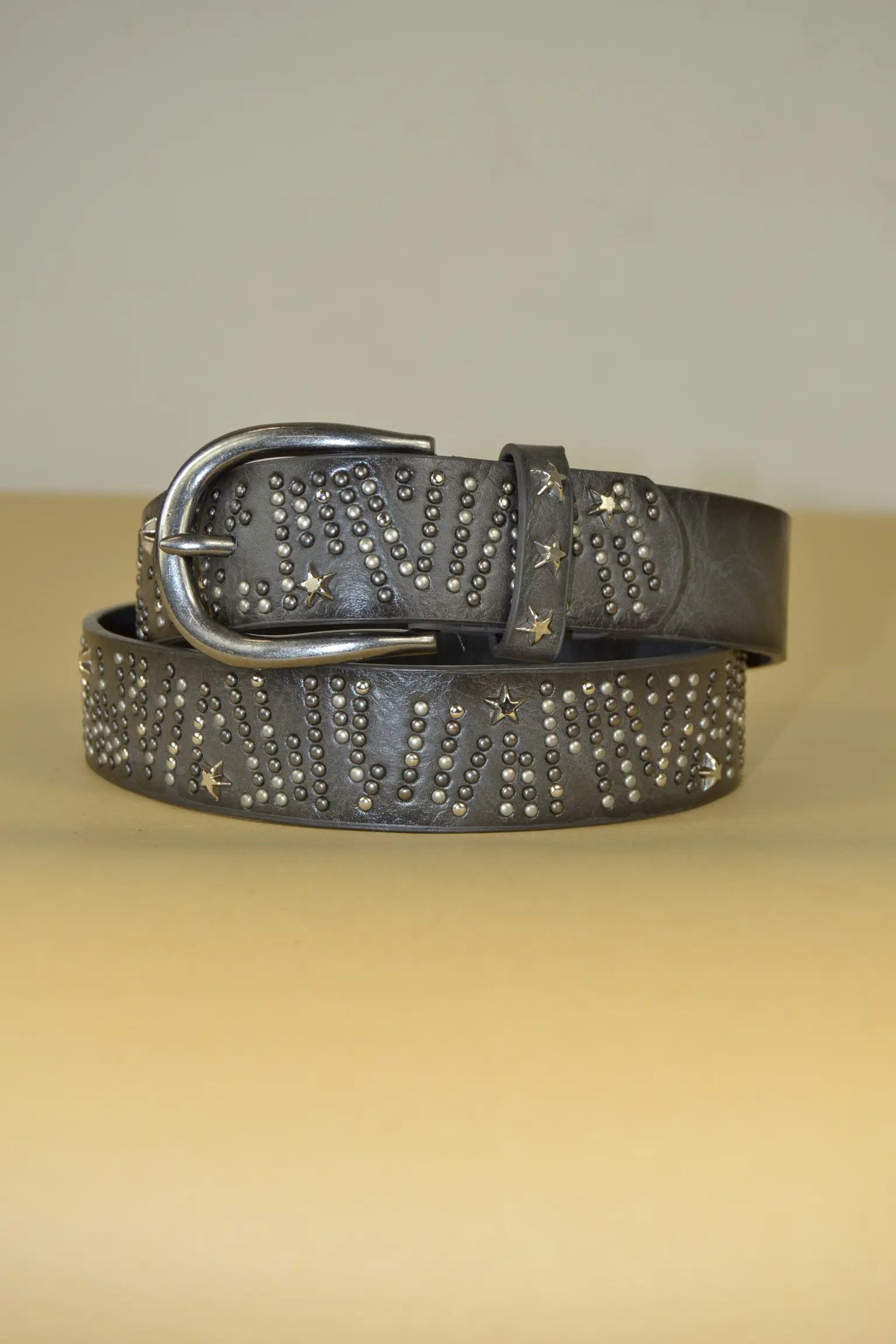 81432-16 Grå Bælte m. Bling