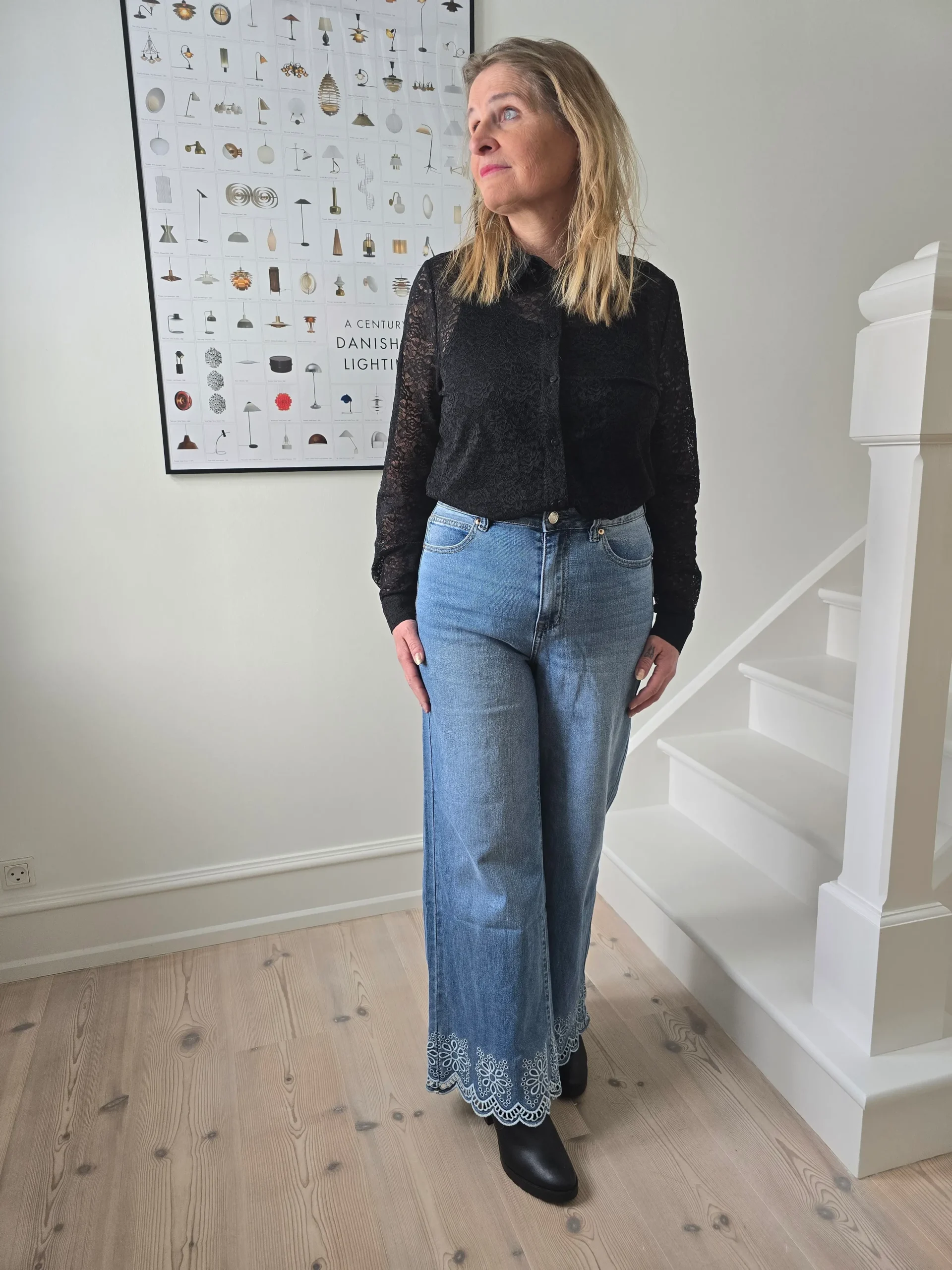 Jewelly JP9010 Blonde Wide Leg