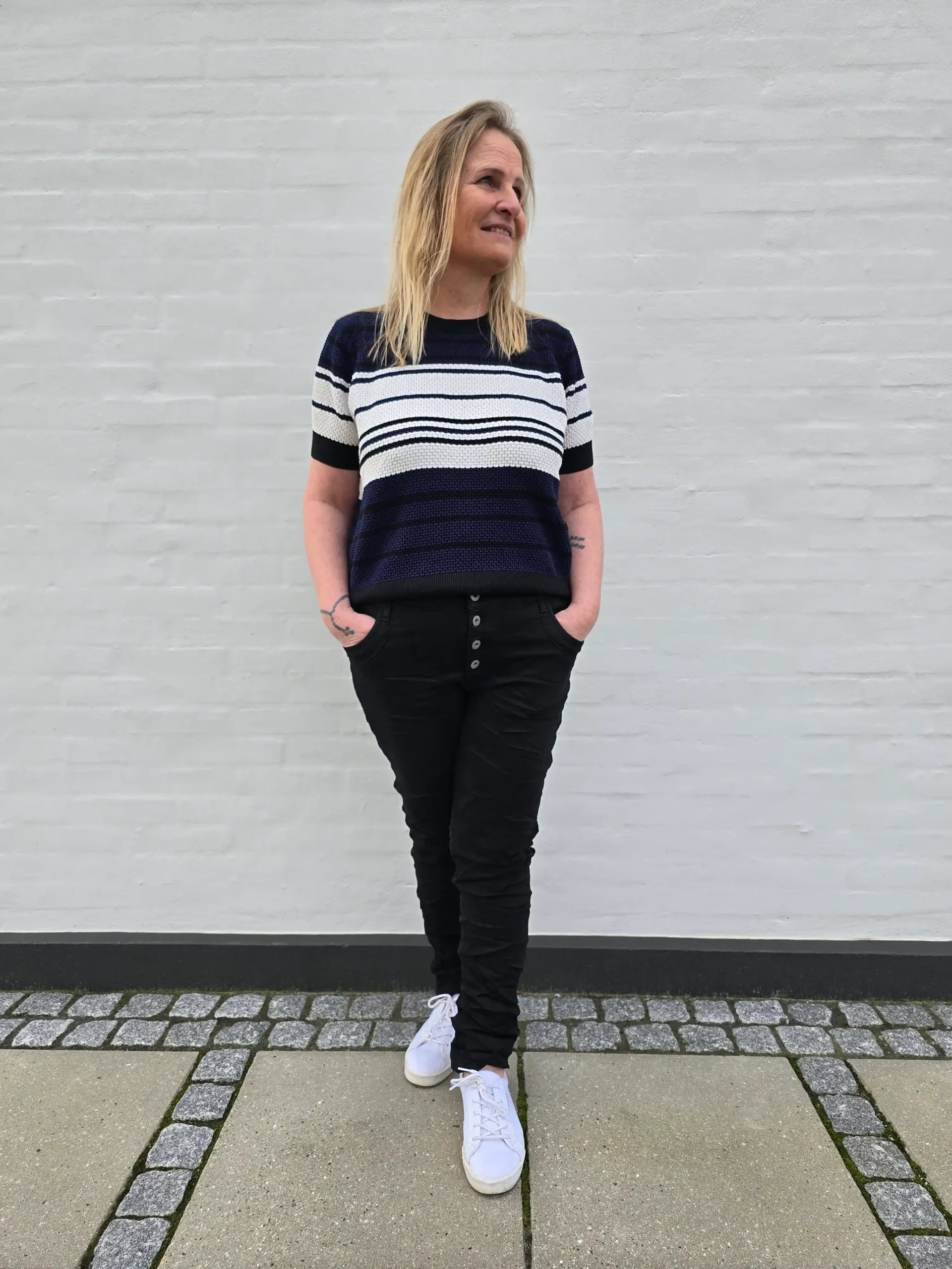 Place du Jour Lang Sort Jeans