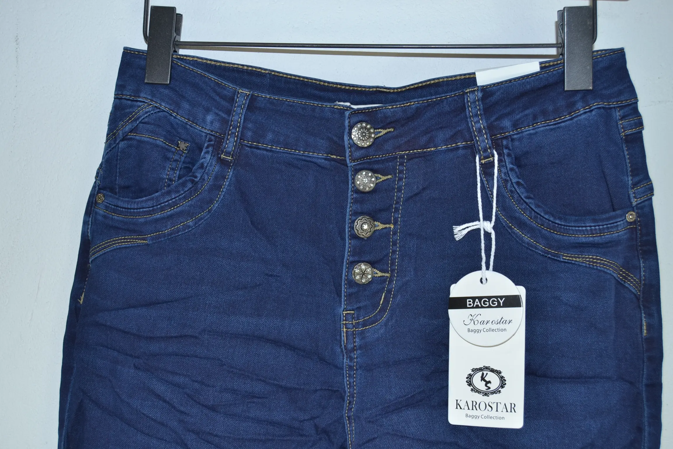 💙 Karostar Jogging Baggy Jeans KM3047 – Mørkeblå Baggy Jeans med Stretch & Joggingkomfort 💙 Karostar Jogging Baggy Jeans KM3047 – Mørkeblå Baggy Jeans med Stretch & Joggingkomfort
