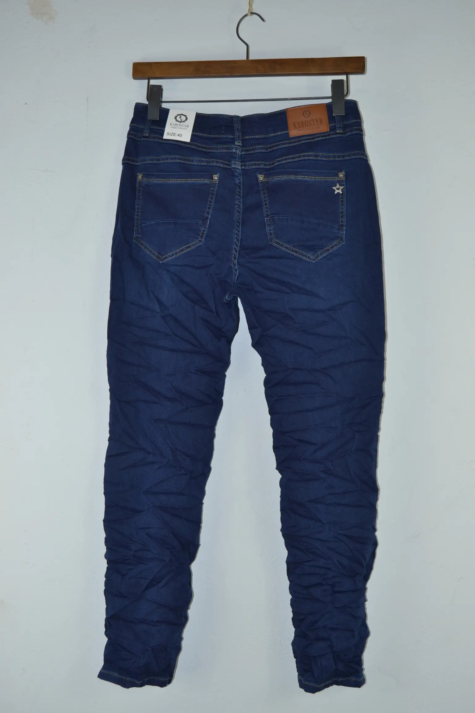 💙 Karostar Jogging Baggy Jeans KM3047 – Mørkeblå Baggy Jeans med Stretch & Joggingkomfort 💙 Karostar Jogging Baggy Jeans KM3047 – Mørkeblå Baggy Jeans med Stretch & Joggingkomfort