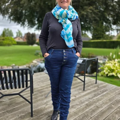💙 Karostar Jogging Baggy Jeans KM3047 – Mørkeblå Baggy Jeans med Stretch & Joggingkomfort